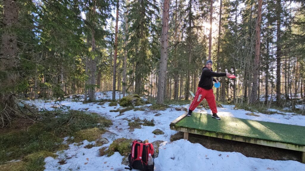 Pappilanniemen frisbeegolfpuisto Mäntyharjussa