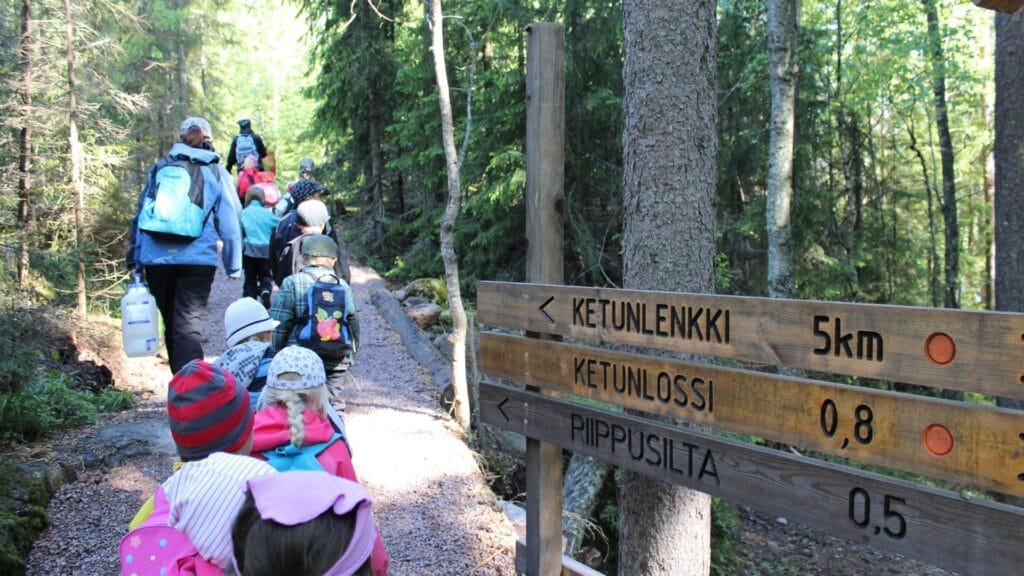 ketunlenkki lasten kanssa